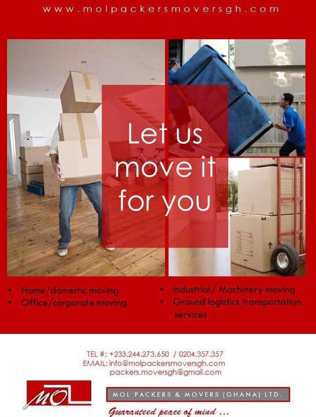 MOL Packers & Movers Ghana Limited  